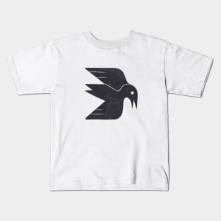 Minimal Blackbird No. 3 Kids T-Shirt